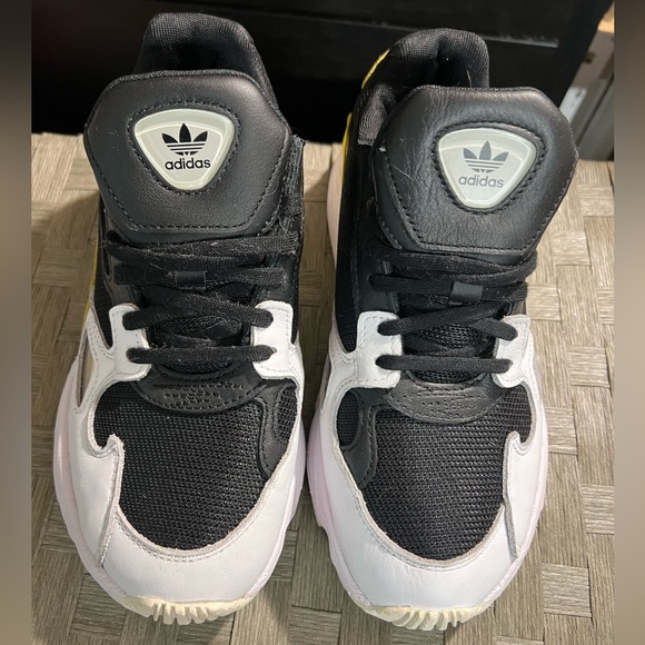 Adidas originals Falcon 'Black Yellow White' EG6708 - Picture 2 of 5
